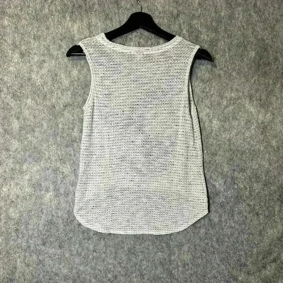 Paper Crane Sheer Front Sweater Vest Tank - Small - Picture 3 of 4